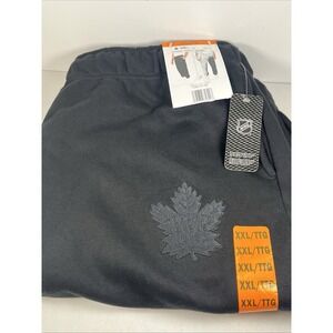 Toronto Maple Leaf  Sweat Pants XXL NEW with Tags NWT All Black  - NHL Authentic
